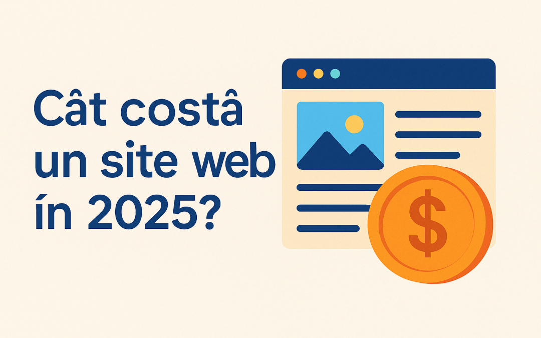 Cât costă un site web în 2025? Află prețul corect pentru website