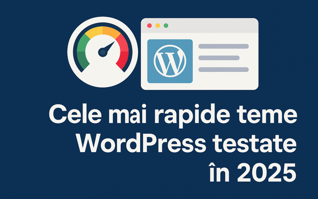 Cele mai rapide teme WordPress din 2025 – Teste reale și design modern