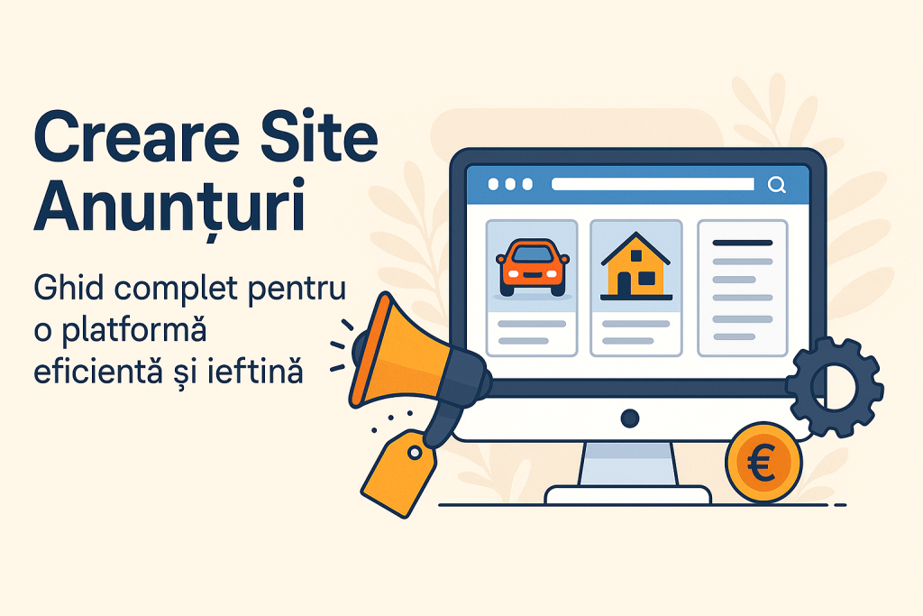 creare site anunțuri